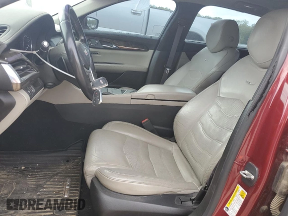 2017 Cadillac CT6 Luxury AWD with VIN 1G6KD5RS3HU137360, listed as a Copart auction lot 53444425 with 123,131 mi miles and Salvage title. Bid and sale history available at DreamBid. Image 7.