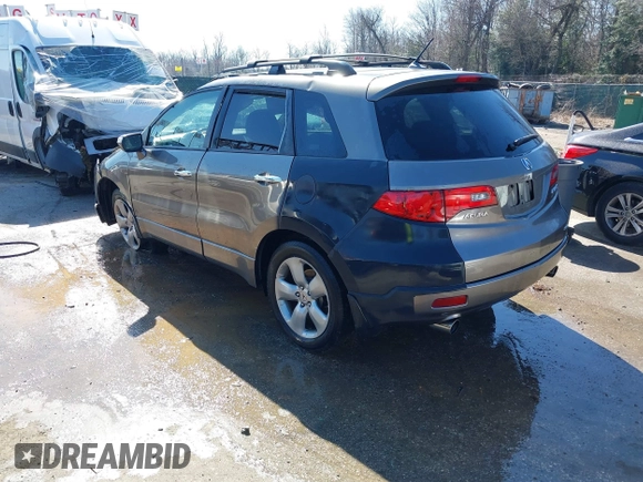 2007 Acura RDX Tech Pkg with VIN 5J8TB18577A022306, listed as a IAAI auction lot 41757944 with 257,203 mi miles. Bid and sale history available at carsss.com. Image 3.