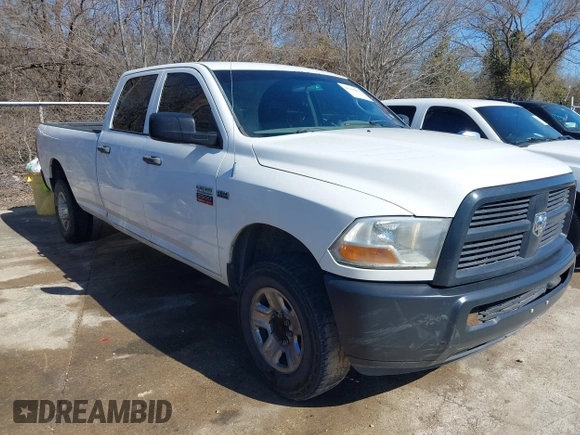 2012 Ram 2500 ST with VIN 3C6TD5HT7CG189198, listed as a IAAI auction lot 41648841 with 1 mi miles. Bid and sale history available at carsss.com. Image 1.