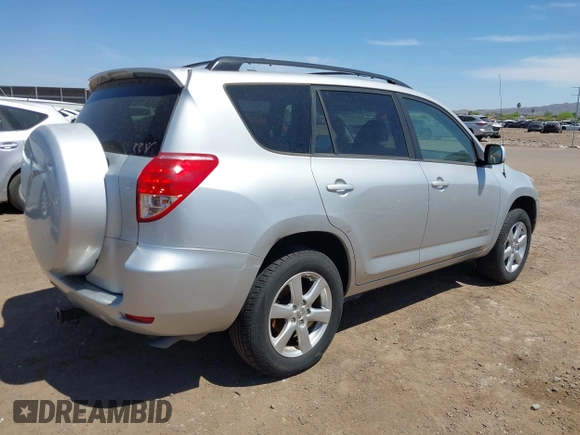 2007 Toyota RAV4 Limited with VIN JTMZK31V375008409, listed as a IAAI auction lot 42028208 with 206,802 mi miles. Bid and sale history available at carsss.com. Image 4.
