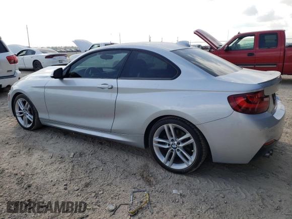 2016 BMW 2 Series 228i with VIN WBA1F9C54GV545725, listed as a Copart auction lot 62673383 with 80,266 mi miles. Bid and sale history available at carsss.com. Image 2.