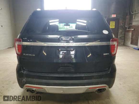 2016 Ford Explorer Platinum with VIN 1FM5K8HT9GGC56020, listed as a Copart auction lot 57025385 with 139,316 mi miles and Salvage Title. Bid and sale history available at DreamBid. Image 6.