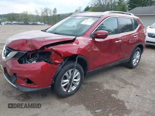 2015 Nissan Rogue SL with VIN 5N1AT2MV0FC822619, listed as a IAAI auction lot 42127713 with 138,825 mi miles and . Bid and sale history available at carsss.com. Image 2.