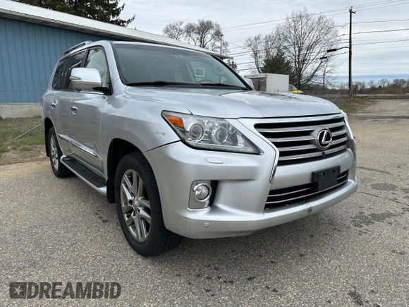 2013 Lexus LX 570 with VIN JTJHY7AX9D4100920, listed as a Copart auction lot 57066255 with 229,058 mi miles and Clean title. Bid and sale history available at DreamBid. Image 1.