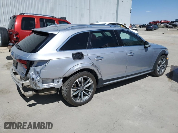 2019 Audi allroad A4 Premium with VIN WA17NAF44KA109911, listed as a Copart auction lot 55655124 with 44,511 mi miles and Salvage Title. Bid and sale history available at DreamBid. Image 3.