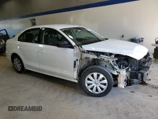 2014 Volkswagen Jetta Sedan S with VIN 3VW1K7AJ4EM442571, listed as a Copart auction lot 45098385 with 93,754 mi miles and Salvage Title. Bid and sale history available at carsss.com. Image 4.