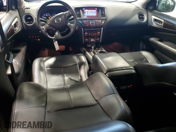 2013 Nissan Pathfinder Platinum with VIN 5N1AR2MM3DC637659, listed as a Copart auction lot 57296695 with 146,829 mi miles and Salvage title. Bid and sale history available at DreamBid. Image 8.