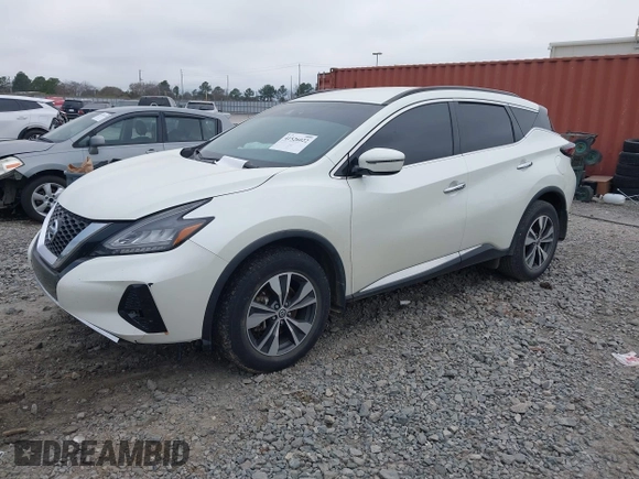 2021 Nissan Murano SV z VIN 5N1AZ2BJ1MC119574, wystawiony jako IAAI lot #41526022 z przebiegiem 96 347 mil mil oraz . Historia ofert i sprzedaży dostępna na DreamBid. Obrazek 2.