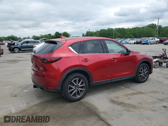 2018 Mazda CX-5 Grand Touring with VIN JM3KFADM8J0444455, listed as a Copart auction lot 59793055 with 60,839 mi miles and Salvage title. Bid and sale history available at DreamBid. Image 3.