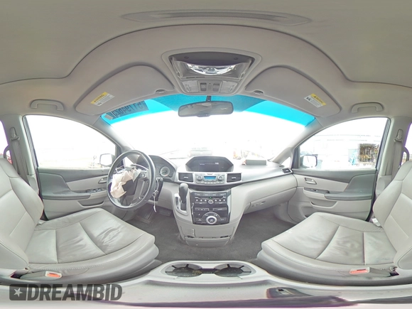 2013 Honda Odyssey EX-L with VIN 5FNRL5H61DB026098, listed as a Copart auction lot 51794625 with 124,471 mi miles and Salvage Title. Bid and sale history available at carsss.com. Image 14.