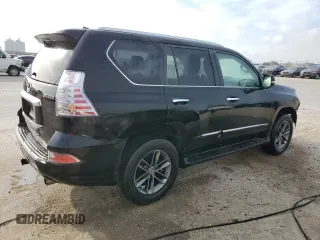 2019 Lexus GX with VIN JTJJM7FX5K5219254, listed as a Copart auction lot 42675534 with 130,800 mi miles and Salvage Title. Bid and sale history available at carsss.com. Image 3.