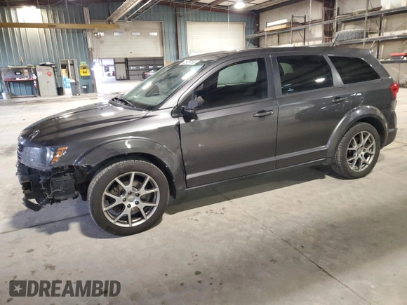 2014 Dodge Journey R/T with VIN 3C4PDCEG3ET309644, listed as a Copart auction lot 53986465 with 136,769 mi miles and Salvage title. Bid and sale history available at DreamBid. Image 1.