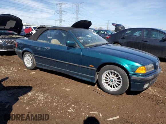 1997 BMW 3-Series 328IC with VIN WBABK8324VET99078, listed as a Copart auction lot 48022865 with 79,589 mi miles and Clean Title. Bid and sale history available at carsss.com. Image 4.