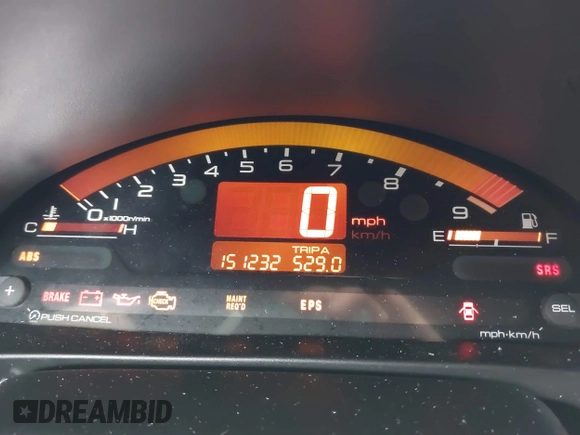 2001 Honda S2000 z VIN JHMAP11491T006580, wystawiony jako IAAI lot #41933308 z przebiegiem 151 232 mil mil oraz . Historia ofert i sprzedaży dostępna na DreamBid. Obrazek 7.