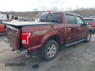 2016 Ford F-150 XLT with VIN 1FTEW1EPXGFC16865, listed as a IAAI auction lot 42008472 with 95,938 mi miles and . Bid and sale history available at carsss.com. Image 4.