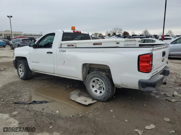 2015 Chevrolet Silverado 1500 Work Truck with VIN 1GCNCPEC6FZ282349, listed as a Copart auction lot 79097254 with 0 mi miles and Salvage Title. Bid and sale history available at carsss.com. Image 2.