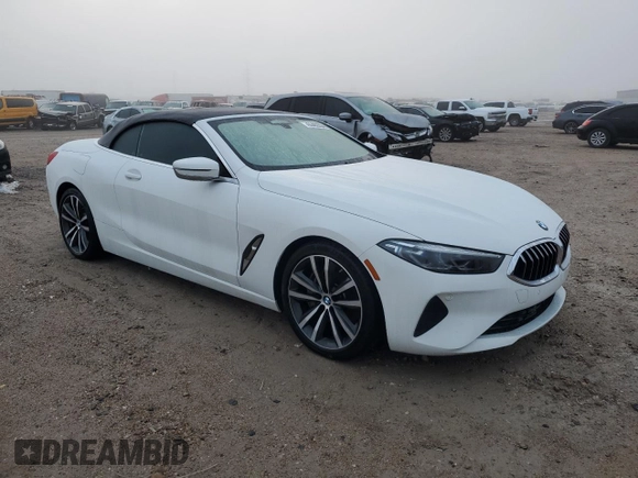 2020 BMW 8 Series 840i with VIN WBADZ2C01LBP65982, listed as a Copart auction lot 84462284 with 16,655 mi miles and Non Repairable. Bid and sale history available at carsss.com. Image 4.