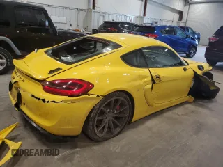 2016 Porsche Cayman GT4 с VIN WP0AC2A87GK197405, выставлен на аукционе Copart как лот 56821184 с пробегом 23 252 миль миль и Чистый • Clean title. История ставок и продаж доступна на DreamBid. Изображение 3.