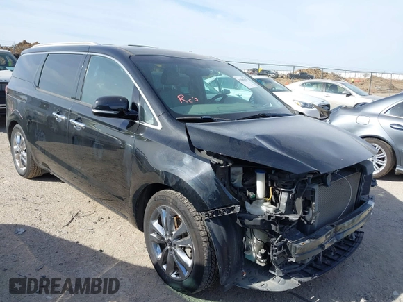 2015 Kia Sedona SX-L with VIN KNDME5C10F6033882, listed as a IAAI auction lot 41808805 with 81,936 mi miles and . Bid and sale history available at DreamBid. Image 1.