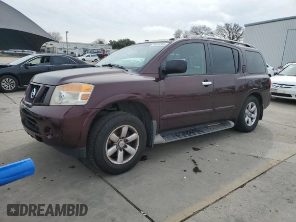 2013 Nissan Armada SL z VIN 5N1AA0ND8DN606602, wystawiony jako Copart lot #45616395 z przebiegiem 195 005 mil mil oraz Czysty tytuł • Clean title. Historia ofert i sprzedaży dostępna na DreamBid. Obrazek 1.