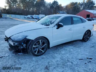 2022 Hyundai Sonata SEL Plus with VIN 5NPEJ4J28NH136624, listed as a Copart auction lot 89252425 with 66,808 mi miles and Salvage Title. Bid and sale history available at carsss.com. Image 1.