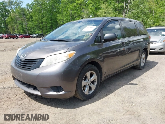 2012 Toyota Sienna with VIN 5TDKA3DCXCS012945, listed as a IAAI auction lot 42190015 with 114,372 mi miles and . Bid and sale history available at DreamBid. Image 2.