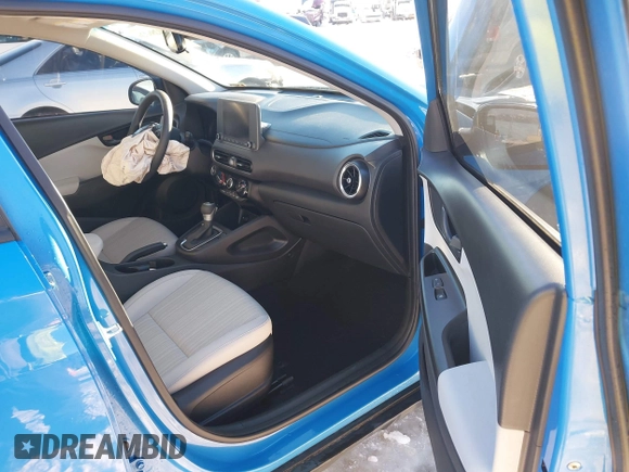 2023 Hyundai Kona SEL with VIN KM8K6CAB3PU956256, listed as a IAAI auction lot 41286226 with 24,973 mi miles. Bid and sale history available at carsss.com. Image 5.