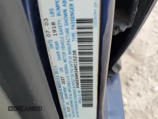 2004 Volkswagen Jetta GLS z VIN 3VWSE69M34M015238, wystawiony jako Copart lot #63109575 z przebiegiem Nie podano mil oraz Szkoda całkowita • Salvage title. Historia ofert i sprzedaży dostępna na DreamBid. Obrazek 13.