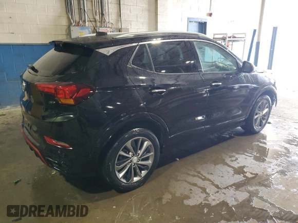 2021 Buick Encore GX Essence with VIN KL4MMFSL0MB089668, listed as a Copart auction lot 44696765 with 47,859 mi miles and Salvage title. Bid and sale history available at DreamBid. Image 3.