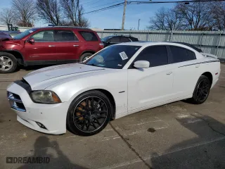 2013 Dodge Charger RT Max with VIN 2C3CDXCT5DH745154, listed as a Copart auction lot 44000595 with 163,852 mi miles and Salvage Title. Bid and sale history available at carsss.com. Image 1.