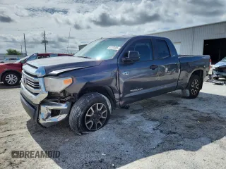 2017 Toyota Tundra SR with VIN 5TFUW5F19HX628817, listed as a Copart auction lot 62528485 with 215,043 mi miles and Salvage title. Bid and sale history available at DreamBid. Image 1.
