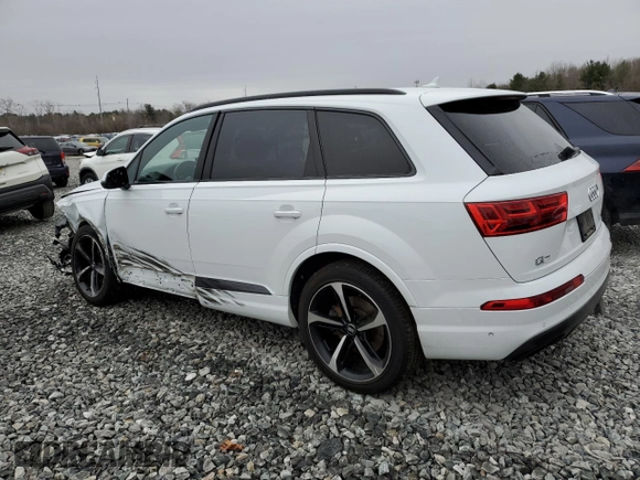 2019 Audi Q7 Prestige z VIN WA1VAAF7XKD033865, wystawiony jako Copart lot #50088745 z przebiegiem 82 716 mil mil oraz Szkoda całkowita • Salvage title. Historia ofert i sprzedaży dostępna na DreamBid. Obrazek 2.