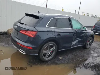 2018 Audi SQ5 Premium Plus with VIN WA1A4AFY9J2088218, listed as a Copart auction lot 66580264 with 53,815 mi miles and Salvage Title. Bid and sale history available at DreamBid. Image 3.