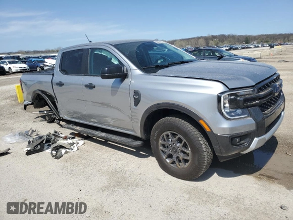 2024 Ford Ranger XLT с VIN 1FTER4HH3RLE42862, выставлен на аукционе Copart как лот 50974045 с пробегом 1 760 миль миль и Списание • Salvage title. История ставок и продаж доступна на DreamBid. Изображение 4.