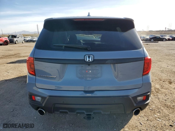 2022 Honda Passport EX-L with VIN 5FNYF7H55NB004855, listed as a Copart auction lot 41926215 with 78,425 mi miles and Salvage Title. Bid and sale history available at carsss.com. Image 6.