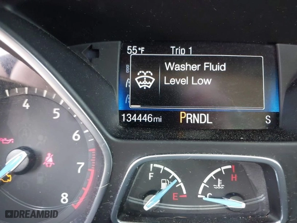 2018 Ford Focus SE with VIN 1FADP3F24JL207231, listed as a IAAI auction lot 42024366 with 134,446 mi miles. Bid and sale history available at carsss.com. Image 15.