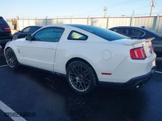 2011 Ford Mustang GT500 with VIN 1ZVBP8JS8B5154011, listed as a IAAI auction lot 39989696 with NaN miles. Bid and sale history available at carsss.com. Image 3.