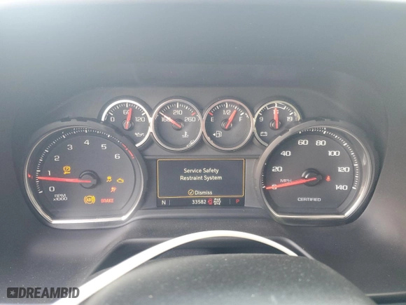 2023 Chevrolet Tahoe Commercial with VIN 1GNSKLEDXPR174204, listed as a Copart auction lot 51634975 with 33,582 mi miles and Salvage Title. Bid and sale history available at carsss.com. Image 9.