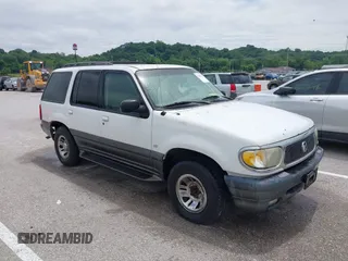 1999 Mercury Mountaineer with VIN 4M2ZU55P7XUJ19627, listed as a IAAI auction lot 42351787 with 288,736 mi miles and . Bid and sale history available at DreamBid. Image 1.