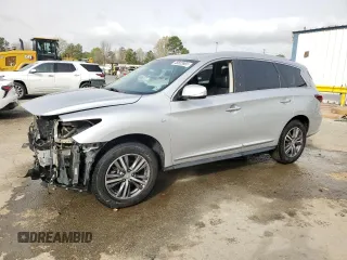 2017 Infiniti QX60 with VIN 5N1DL0MN4HC507133, listed as a Copart auction lot 48823865 with 184,428 mi miles and Salvage Title. Bid and sale history available at carsss.com. Image 1.