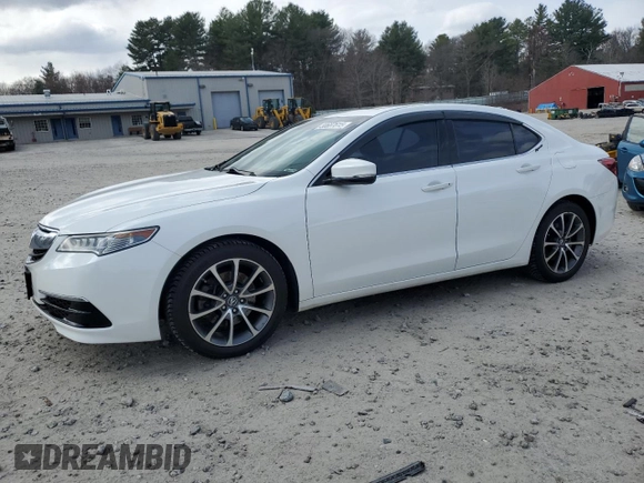 2017 Acura TLX V6 with VIN 19UUB2F36HA005932, listed as a Copart auction lot 50687615 with 91,898 mi miles and Salvage Title. Bid and sale history available at carsss.com. Image 1.