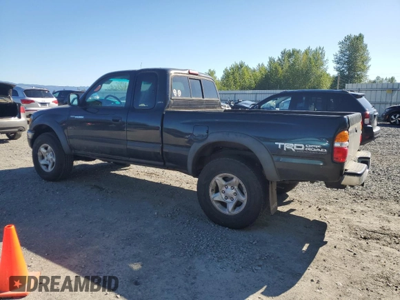 2004 Toyota Tacoma z VIN 5TEWN72N74Z389013, wystawiony jako Copart lot #55796005 z przebiegiem 199 637 mil mil oraz Czysty tytuł • Clean title. Historia ofert i sprzedaży dostępna na DreamBid. Obrazek 2.