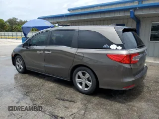2018 Honda Odyssey EX with VIN 5FNRL6H5XJB017330, listed as a Copart auction lot 63470395 with 121,827 mi miles and Salvage title. Bid and sale history available at DreamBid. Image 2.