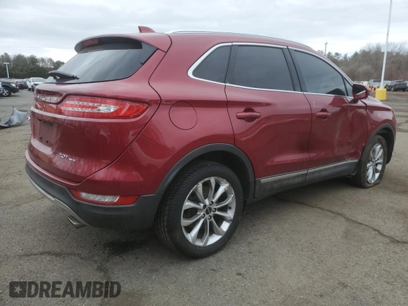 2018 Lincoln MKC Select with VIN 5LMCJ2D97JUL28596, listed as a Copart auction lot 47799465 with 96,609 mi miles and Salvage title. Bid and sale history available at DreamBid. Image 3.