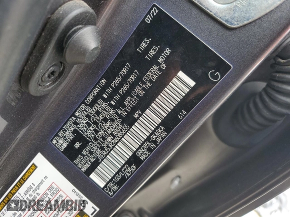 2022 Toyota 4Runner TRD Off Road Premium with VIN JTERU5JR2N6085655, listed as a Copart auction lot 51356245 with 31,450 mi miles and Salvage title. Bid and sale history available at DreamBid. Image 14.