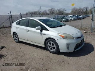 2013 Toyota Prius One with VIN JTDKN3DU4D0354893, listed as a IAAI auction lot 41962932 with 277,085 mi miles. Bid and sale history available at carsss.com. Image 1.
