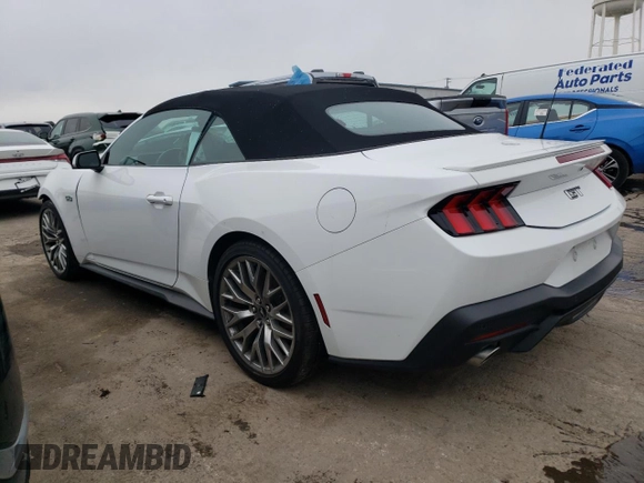 2024 Ford Mustang GT Premium with VIN 1FAGP8FF7R5104107, listed as a Copart auction lot 81084034 with 8,389 mi miles and Clean title. Bid and sale history available at DreamBid. Image 2.