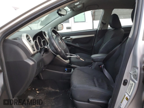 2010 Pontiac Vibe w/1SA with VIN 5Y2SP6E88AZ413223, listed as a Copart auction lot 80743824 with 179,688 mi miles and Salvage Title. Bid and sale history available at carsss.com. Image 7.