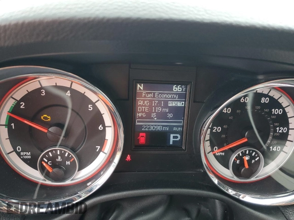 2012 Dodge Durango SXT with VIN 1C4RDJAG4CC106273, listed as a Copart auction lot 59767205 with 223,098 mi miles and Salvage title. Bid and sale history available at DreamBid. Image 9.