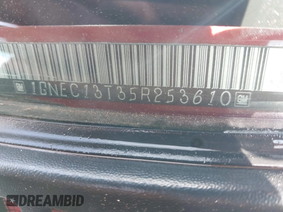 2005 Chevrolet Tahoe Z71 z VIN 1GNEC13T35R253610, wystawiony jako IAAI lot #41876001 z przebiegiem 248 743 mil mil oraz . Historia ofert i sprzedaży dostępna na DreamBid. Obrazek 9.